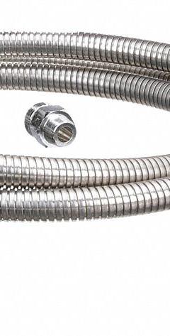 ENCORE Pre-Rinse Hose: Stainless Steel, Stainless Steel, 96 in Overall Lg, Encore (MPN KN50-Y004-96U). Key specifications — Sprayer Connection Size: 3/4"-14; Brand: ENCORE; Color/Finish: Stainless Steel; Material: Stainless Steel; Product Type: Pre-Rinse Hose.