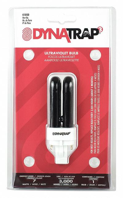DYNATRAP Replacement Bulb: Repl Bulb, 7 W, 5 1/4 in Overall Ht - Electronic Insect Killer Accessories
