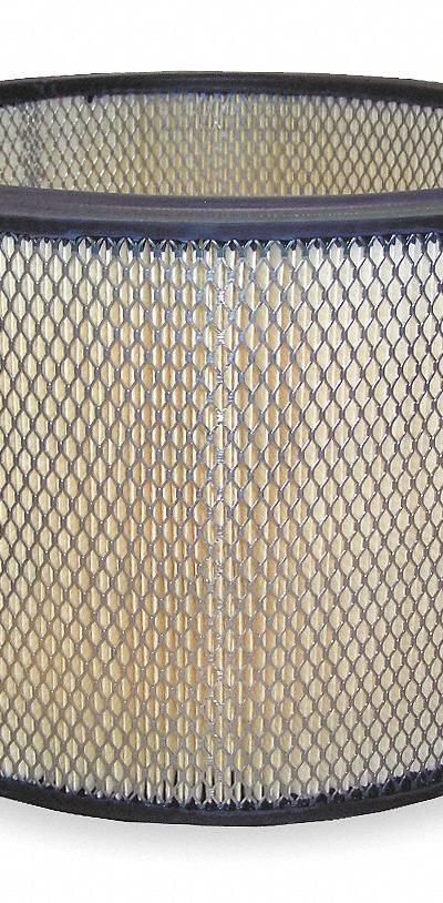SOLBERG Filter Cartridge: Paper, 7 in Overall Ht, 9 7/8 in Inside Dia, 11 1/2 in Outside Dia - Air Filter Replacement Elements