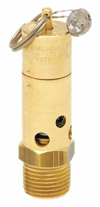 CONTROL DEVICES Air Safety Valve: Soft Seat, 1/2 in (M)NPT Inlet (In.), 175 psi Preset Setting (PSI) (MPN SB50-0A175). Key specifications — attr291993: Soft Seat; attr291998: Brass; attr292001: Silicone; attr292007: Lead; attr292009: Brass; attr294753: CONTROL DEVICES.