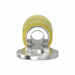 PANDUIT Ring Terminal: Yellow, Nylon Insulation, #10 Stud Size, 12 AWG to 10 AWG Wire Sizes, 600 V (MPN PNF10-10R-D). Key specifications — attr1308027: PANDUIT; attr1356513: PNF10; attr1356587: Funnel Entry.