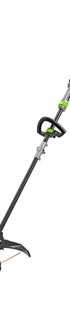 EGO String Trimmer: 16 in Cutting Wd, Telescoping Shaft, Attachment Capable, Power+, 56 V Volt (MPN ST1620T). Key specifications — attr975783: EGO; attr975787: 16 in; attr975804: Telescoping; attr987328: Yes.