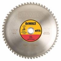 DEWALT Circular Saw Blade: 12 in Blade Dia., 60 Teeth, 0.09 in Cut Wd, 1 in Arbor Size, Solid Stock (MPN DWA7737). Key specifications — attr1116119: DEWALT; attr1145631: Steel.