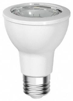 GE LAMPS Compact LED Bulb: LED, PAR20, Medium Screw (E26), 7 W Watt, 3000K, 520 lm Light Output (MPN LED7DP203W830/20). Key specifications — Bulb Finish: Clear; Color Temperature: 3000K; Shatter-Resistant: No; Brand: GE LAMPS; Voltage: 120V AC; Bulb Shape: PAR20.