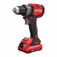 CRAFTSMAN Drill-Driver Kit: 20V MAX*, 1/2 in Chuck, 2,000 RPM Max., Brushless, Battery Included (MPN CMCD725D2). Key specifications — attr1169525: Brushless.