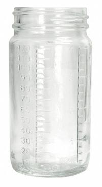 APPROVED VENDOR Mixing/Storage/Sampling Bottle: 240 mL, 58-400, Colorless, 96 Bottles (MPN GLA-00846). Key specifications — Brand: APPROVED VENDOR; Graduated: Yes; Pre-Cleaned: None; Body Color: Colorless; Screw Closure Size: 58-400.