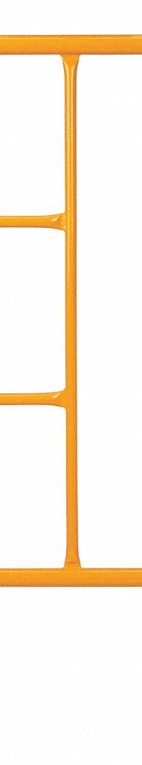 BIL-JAX Scaffold Frame: Step Frame, Steel, Frames (MPN 6004-02552). Key specifications — Color: Yellow; Material: Steel; Product Type: Step Frame; Brand: BIL-JAX.