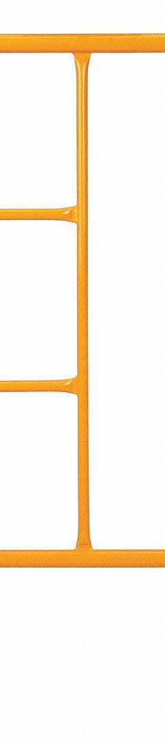BIL-JAX Scaffold Frame: Step Frame, Steel, Frames (MPN 6004-02552). Key specifications — Color: Yellow; Material: Steel; Product Type: Step Frame; Brand: BIL-JAX.