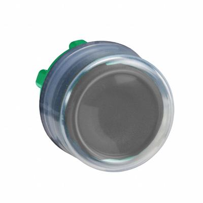 SCHNEIDER Flush Push Button: Black, 22 mm Mounting Size, Non-Metallic - Flush-Mount & Recessed Push-Button Operators