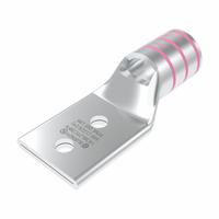 Compression Lug: For 500 or 550 kcmil, Stranded Wire, 3/8 in Stud Size, Std, Copper Barrel (MPN YA38L2TC38FX). Key specifications — Inspection Hole: Yes; For Wire Type: Stranded; For Wire Sizes: 500 or 550 kcmil; Brand: BURNDY; Manufacturer Part Number: YA38L2TC38FX.