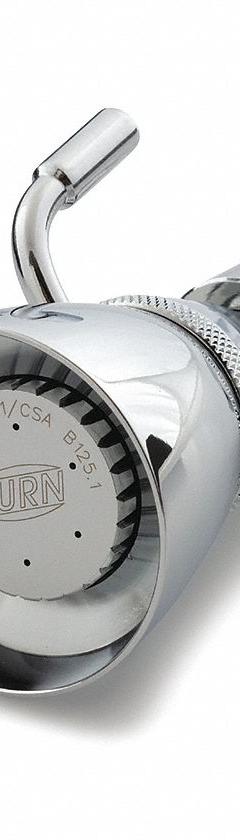 ZURN Fixed Showerhead: Temp Gard Z7000-S5, 1.5 gpm Fixed Showerhead Flow Rate, Brass, Chrome Finish (MPN Z7000-S5-1.5). Key specifications — Series: Temp Gard Z7000-S5.