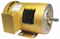 BALDOR General Purpose Motor: C-Face Mount, Totally Enclosed Fan Cooled, 5 hp, 230/460V AC (MPN CEM3768T). Key specifications — Brand: BALDOR; Nameplate Voltage @ 60 Hz: 230/460V AC; Full Load Current @ 60 Hz: 14.8/7.4 A; Nameplate RPM @ 60 Hz: 1,160 RPM; Motor Enclosure: TEFC.