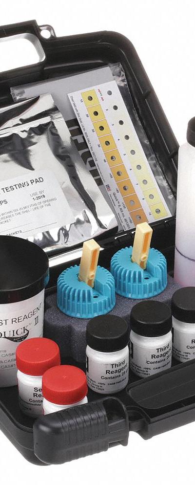 INDUSTRIAL TEST SYSTEMS Arsenic Water Test Kit: Arsenic, 50 Tests, 66 Pieces - Water Quality Test Kits