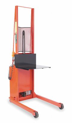 WESCO Platform Lift Truck: 1,000 lb, 30 in L x 32 in W Platform, 43 1/2 in L x 32 in W x 72 in H (MPN 261025). Key specifications — Brand: WESCO.