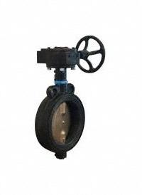 MILWAUKEE VALVE Butterfly Valve: 10 in Pipe Size, Concentric, 200 psi Max. Pressure (CWP), Wafer, M (MPN MW-333E 10). Key specifications — Brand: MILWAUKEE VALVE; Handle Type: Gear Operated Handwheel; Disc Material: Aluminum Bronze Alloy.