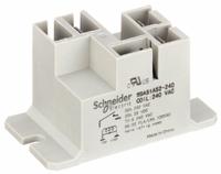 SCHNEIDER Enclosed Power Relay: Surface (Top Flange) Mounted, 30 A Current Rating, 240V AC, SPST-NO (MPN 9AS3A240). Key specifications — Brand: SCHNEIDER; Mounting Style: Panel Flange; Electrical Connection: Faston Terminal; Manufacturer Part Number: 9AS3A240; Operating Current: 24 A at 240V AC (Resistive Load); Series: 9A Power Series.