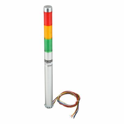 APPROVED VENDOR Tower Light Assembly: 3 Tier, Amber/Green/Red, No Sounder Tier - Three-Tier Tower Light Assemblies