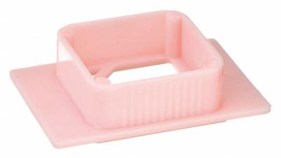 APPROVED VENDOR Tissue Embedding Ring: Pink, ABS, 1 5/8 in Overall Lg - Embedding Rings