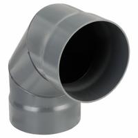 90 Degree Elbow: PVC, For 6 in Duct Dia, 9 5/8 in Overall Lg, 3 Pieces, 90° Angle (MPN PVCEA06). Key specifications — Brand: PLASTIC SUPPLY.