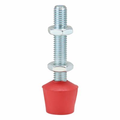 DE-STA-CO Flat Tip Spindle: Neoprene Tip, M10x1.5, 3 1/8 in Lg - Neoprene Spindle Assemblies