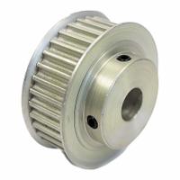 DAYTON Timing Pulley: Modified Curvilinear, Fixed, For GT Timing Belt Section, For 15 mm Belt Wd (MPN 34-5P15M6FA12). Key specifications — Brand: DAYTON; Finish: Clear Anodized; For Belt Series: Powerhouse®.