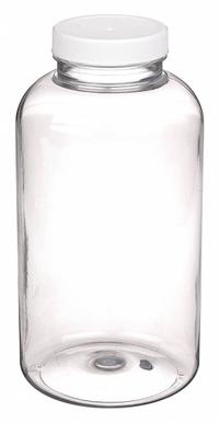 QORPAK Wide Mouth Bottle: PET, 950 mL, 32 fl oz, Closure Included, Colorless, 53-400, Polypropylene (MPN 243672). Key specifications — Brand: QORPAK; Graduated: No; Body Color: Colorless.
