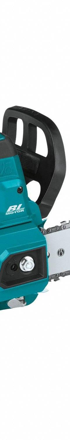 MAKITA Chainsaw Kit: 12 in Bar Lg, Top Handle, Auto Chain Oiler, 5.0 Ah Battery Capacity, 40 V (MPN GCU01Z). Key specifications — Brand: MAKITA.