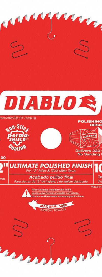 DIABLO Circular Saw Blade: 12 in Blade Dia - Wood-Cutting Blades