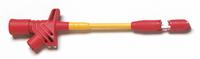 FLUKE Test Clip: CAT III 1000V/CAT IV 600V, Test Clip, 6 1/2 in Lg, Red, 1,000 V Max Volt (MPN Fluke-AC89). Key specifications — Color: Red; Brand: FLUKE.