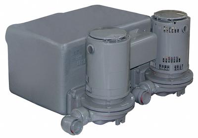 HOFFMAN Condensate Return System: Duplex, 3/4 hp, 115/230V AC, 14 gal Tank, 75 ft Max. Head - Condensate Return Pump Systems