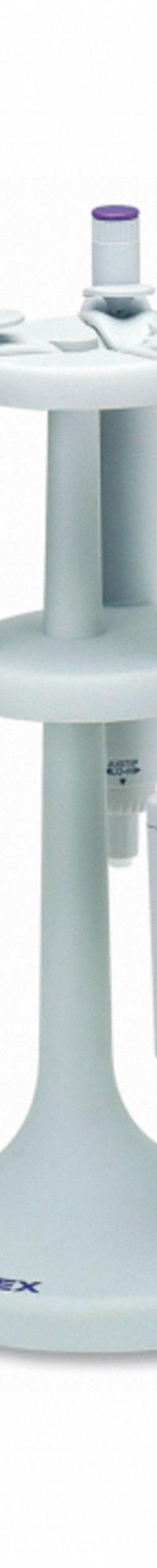 WHEATON Pipette Stand: Plastic, 11 7/16 in Overall Ht, Socorex Acura Manual Single Channel Pipettes (MPN W851369). Key specifications — Color: Light Gray; Compatible Product Type: Socorex Acura Manual Single Channel Pipettes; Product Type: Pipette Stand; Brand: WHEATON; Material: Plastic.