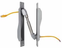 ABH Power Transfer: 24V DC, 1 A Current, Metal, 1 3/4 in Overall Lg, 1 1/4 in Overall Wd (MPN PTC5E - US28). Key specifications — Material: Metal; Voltage: 24V DC; Brand: ABH; Product Type: Power Transfer.
