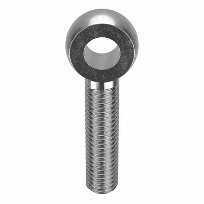 KEN FORGING Fixed Rod End: Stainless Steel, Plain, Right Hand - Stainless Steel Male Threaded Fixed Rod Ends