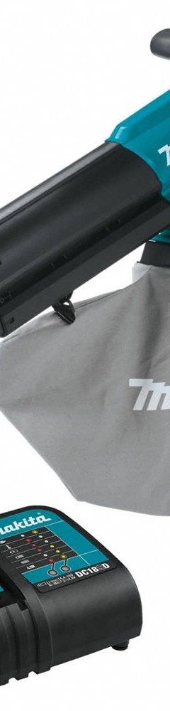 MAKITA Battery-Powered Handheld Leaf Blower Kit: LXT®, 215 cfm Max. Air Flow, 143 mph Max. Air Speed (MPN XBU07SM1). Key specifications — attr976723: Blower; attr976705: 4.0 Ah; attr976738: MAKITA.