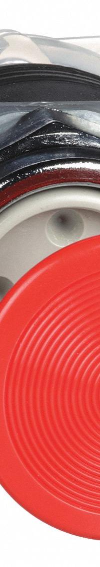 SCHNEIDER Mushroom Head Push Button: Red, 30 mm Mounting Size, Metallic, Momentary (MPN 9001KR4R). Key specifications — Brand: SCHNEIDER; Action: Momentary; Series: 9001K; Push Button Material Type: Metallic.