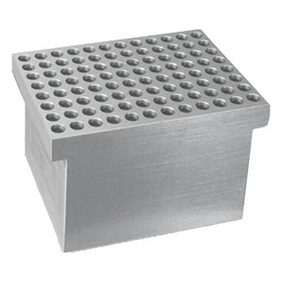 BENCHMARK SCIENTIFIC Plate Block: Aluminum, 3 in Overall Wd, 3 3/4 in Overall Lg - Dry Bath Blocks