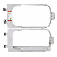PS INDUSTRIES Full Height Ladder Safety Gate: Stainless Steel, For 30 in to 40 in Opening Wd, Adj (MPN LSGF-3040-304SW). Key specifications — Brand: PS INDUSTRIES; Includes Lock: No; Mounting Location: Wall; For Opening Width: 30 in to 40 in; Gate Finish/Color: Unfinished Silver.