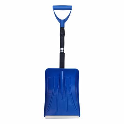 WESTWARD Snow Shovel: Plastic, 12 13/16 in Blade Lg, 9 3/16 in Blade Wd - Snow Shovels