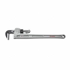 CRESCENT Pipe Wrench: Aluminum, 3 1/2 in Jaw Capacity, Serrated, 24 in Overall Lg, Ergonomic (MPN CAPW24). Key specifications — attr309808: Ergonomic; attr309815: Aluminum; attr324941: CRESCENT.