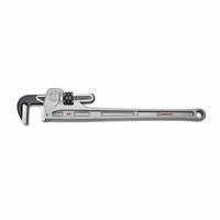 CRESCENT Pipe Wrench: Aluminum, 3 1/2 in Jaw Capacity, Serrated, 24 in Overall Lg, Ergonomic (MPN CAPW24). Key specifications — attr309808: Ergonomic; attr309815: Aluminum; attr324941: CRESCENT.