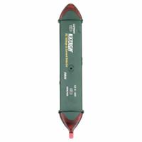 EXTECH Non-Contact Voltage Detector/Tester: 12 V to 600 V, Audible/Light, CAT III 600V, No Display (MPN DVA30). Key specifications — Brand: EXTECH; Built-In Flashlight: No; IP Rating: Not Rated.