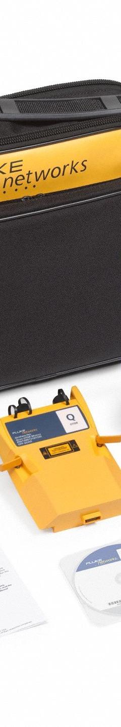 FLUKE NETWORKS Optical Time Domain Reflector: OptiFiber Pro, OFP2-100-Q, Quad (SM/MM), SC. Key specifications — Product Type: Fiber Optic Cable Testing Kit; Includes: OptiFiber Pro Quad OTDR Module; Manufacturer Part Number: OFP2-100-Q; Adapters Included: 2.50 mm; Brand: FLUKE NETWORKS; Features: Integrated Wi-Fi; _Model Features: Integrated WiFi; _Wavelengths: 850nm, 1300nm, 1310nm, 1550nm.