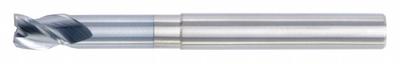 WIDIA HANITA Square End Mill: Carbide, 3 Flute, 1/2" Mill Dia, 5/8" LOC, 4" OAL (MPN 4AN313055) - Reduced-Neck Carbide Square End Mills for Aluminum