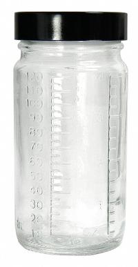 APPROVED VENDOR Mixing/Storage/Sampling Bottle: 120 mL, 48-400, Colorless, 24 Bottles (MPN GLC-01499). Key specifications — Brand: APPROVED VENDOR; Graduated: Yes; Pre-Cleaned: None; Body Color: Colorless; Screw Closure Size: 48-400.