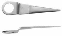 FEIN Oscillating Scraper Blade: 2 1/4 in Blade Wd, 4 3/4 in Blade Lg, Pointed, Steel, 2 Pieces, 2 PK (MPN 63903081013). Key specifications — attr1097478: Steel; attr1097483: Pointed; attr1097499: FEIN.