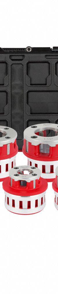MILWAUKEE Pipe Threading Die Head: 12R, For 2 in Pipe, NPT, High Speed Steel, Right Hand (MPN 48-36-1060). Key specifications — attr530269: NPT; attr530251: Right Hand; attr530247: MILWAUKEE.