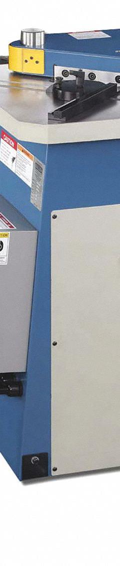 BAILEIGH INDUSTRIAL Sheet Metal Notcher: Corded, 9 ga Sheet Metal Capacity (Steel), 90°, 220V AC (MPN SN-F09-MS). Key specifications — attr76889: 90°; attr76871: BAILEIGH INDUSTRIAL.