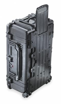 PELICAN Protective Case: 17 1/2 in x 28 5/8 in x 10 5/8 in Inside, Convoluted/Pick and Pluck/Solid (MPN 1650). Key specifications — Handle Style: Folding; Brand: PELICAN; Case Closure Type: Double Throw.