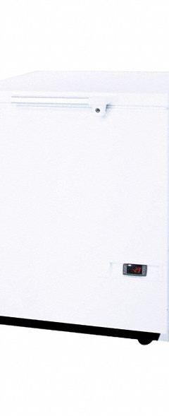 ARCTIKO Lab Chest Freezer: Chest, 4.69 cu ft, -60°C to -30°C, Auto Defrost Method, Lifting Lid Door (MPN SF 150). Key specifications — Brand: ARCTIKO; Door Hinge: Top.