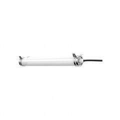 Surface Mount Fixture: 2,700 lm, 5000K, 20 W, 120/277V AC, Polycarbonate, 2 ft Lg, 2 1/2 in Wd (MPN FXLDTF20PC5K). Key specifications — Voltage: 120/277V AC; NEMA Enclosure Rating: 4X; Housing Material: Polycarbonate; Color Temperature: 5000K; Brand: IRONCLAD; Emergency Battery Backup: No.